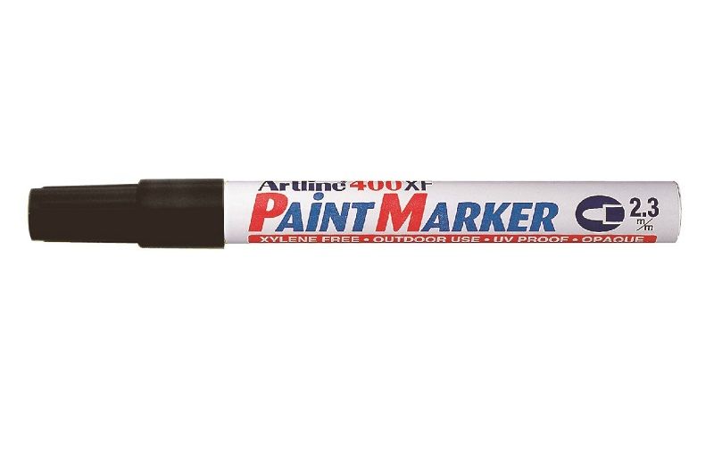 Artline - EK 400 Medium Point Permanent Paint Marker 2.3mm - Black