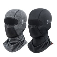 2 Pack Windproof Fleece Balaclava Mask, Thermal Face Cover for Men &amp; Women