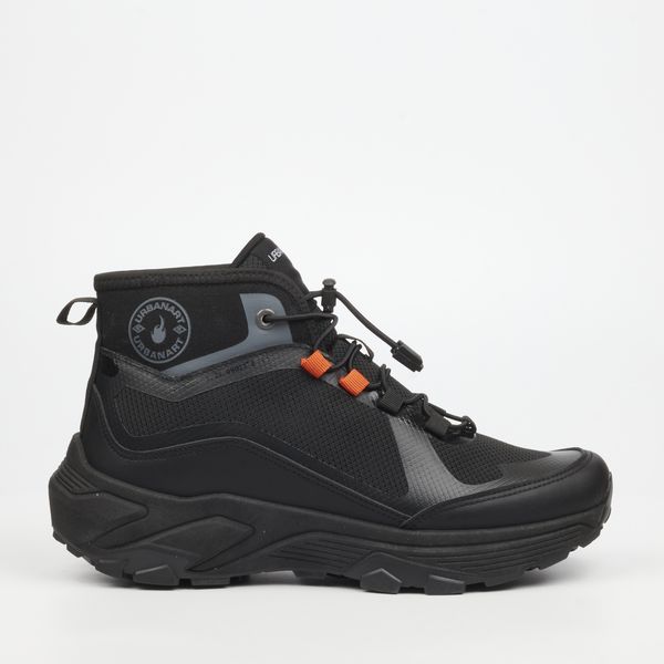 URBANART Kane 1 Men Mesh Ankle Boots - Black