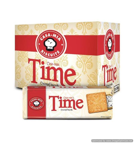 Casa Mia Time Coconut Biscuits - Box of 12 x 150g