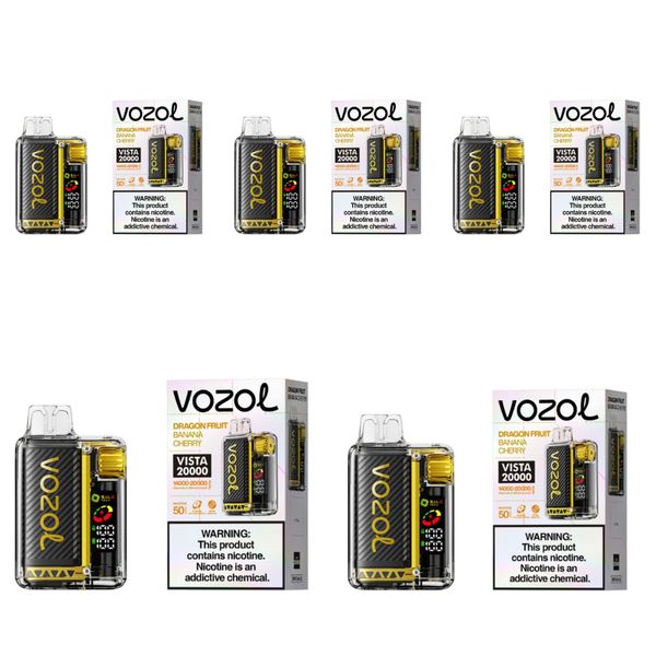 Vozol Vista 20000 Disposable Vape - Dragonfruit Banana Cherry (Pack of 5)