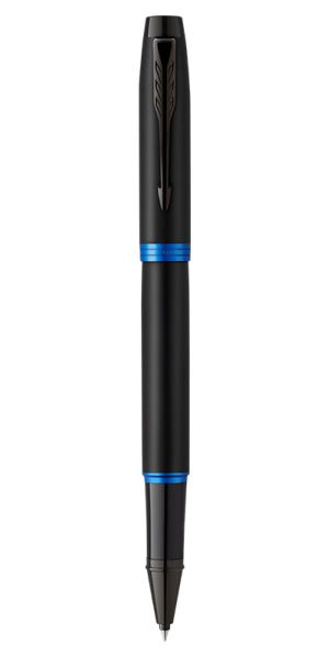 Parker IM Professional Roller Ball Pen Fine Nib Black Ink - Marine Blue