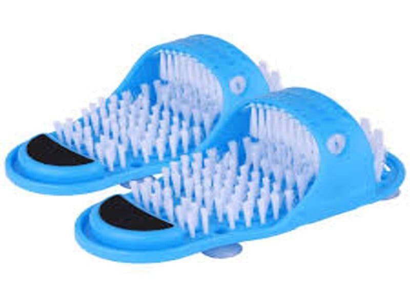 Portable Clean Exfoliating Scrub Massage Slippers