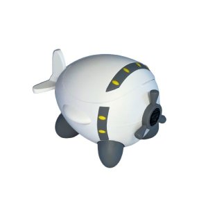 Portable Baby Aeroplane Potty Trainer - White