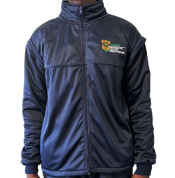 Premium Navy Nursing Jacket - Removable Sleeves (Long &amp; Short Sleeve)