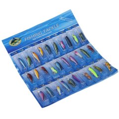 Assorted Spinner Baits Spoon Fishing Lures - 30 Piece