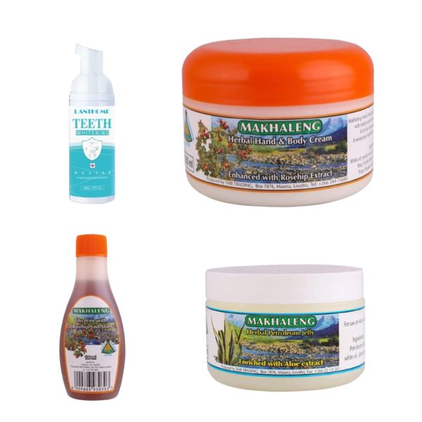 Makhaleng Herbal Petroleum Jelly Glycerine With Rosehip Teeth Brightening
