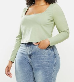 Women's Blake Scoop Neck Fitted Top - Sage