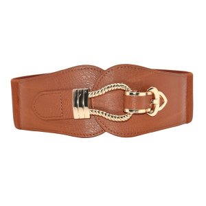 Women's Fashion Elastic Wide Waist Belt - Versatile Stretch Buckle Belt