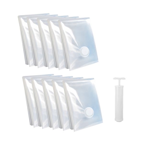 Vacuum Storage Bags 10 Pack Space Saver Bags Vacuum Seal Bags With Pump