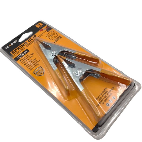 TOKOMA 100mm Spring Clip 2 Pieces