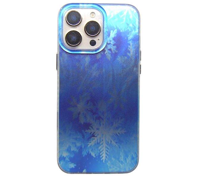 Blue Snowflake Compatible Mobile Phone Case