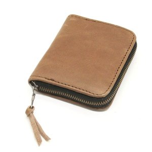 TM Leather Mini zip Around wallet