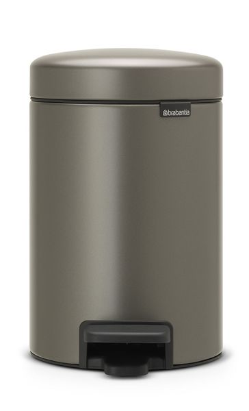 Brabantia - New Icon Pedal Bin - 3 Litre Platinum