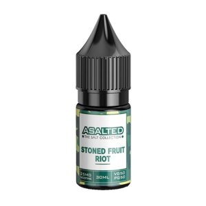 30ml GBOM Asalted Collection Salt Nic E-liquid 25mg - Stoned Fruit Riot