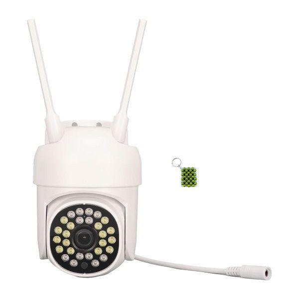 28 Light LED 360 Degree Wi-Fi Camera - IP66 Waterproof, Smart 5G +Keyholder