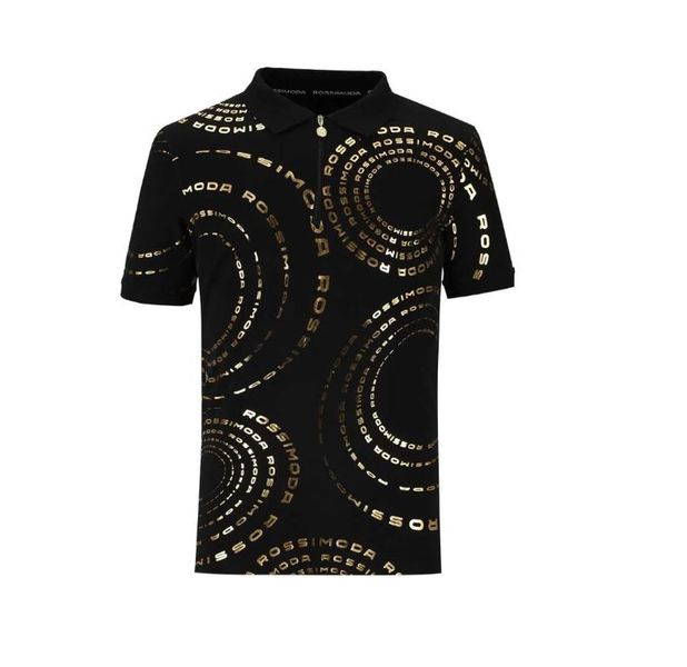 Rossimoda Santiago Black/Gold Golfer