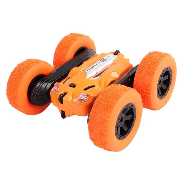 360 Double-Side Roll RC Stunt Car Flashing Light - Green