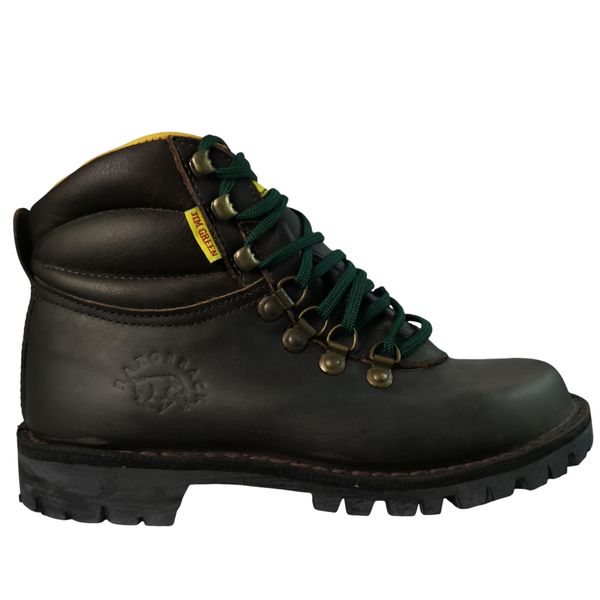 Jim Green Leather Dark Brown Razorback Boots
