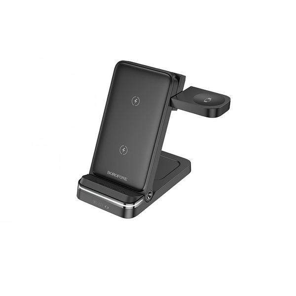 3-in-1 Foldable 15W Wireless Fast Charger (Smartphone, Watch &amp; Earbuds)