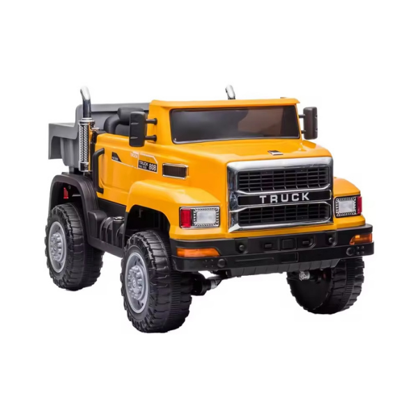 Kids Electric Toy Truck - Childrens Ride on Lorry Car with Tipping Bucket