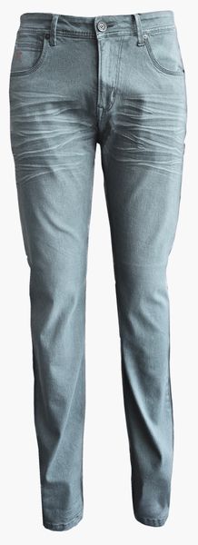 Soviet Trooper Mens Slim Leg Denim - Metallic Blue