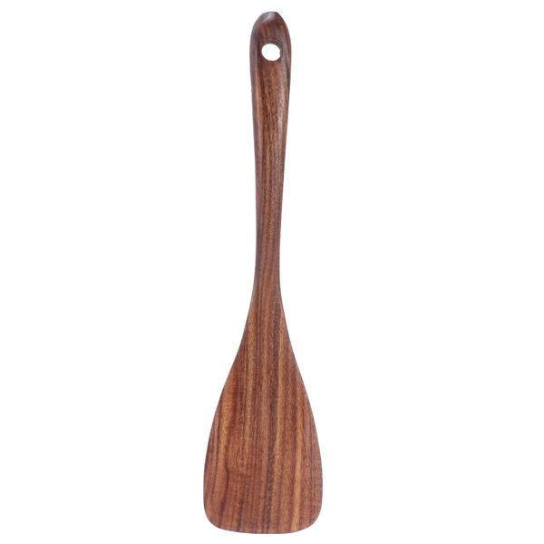Long Handle Wooden Pan Turner