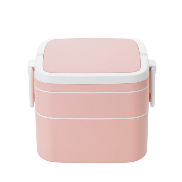 Portable Double-Layer Bento Lunch Box With Lids