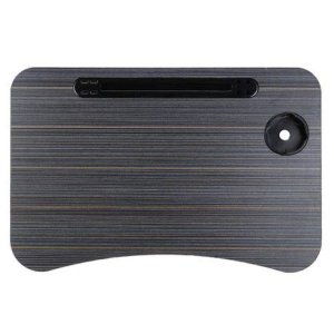 Foldable Laptop Snack Table - Dark Brown