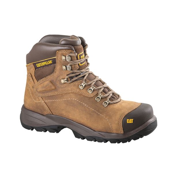 CAT Diagnostic Hi (Steel Toe) Dark Beige