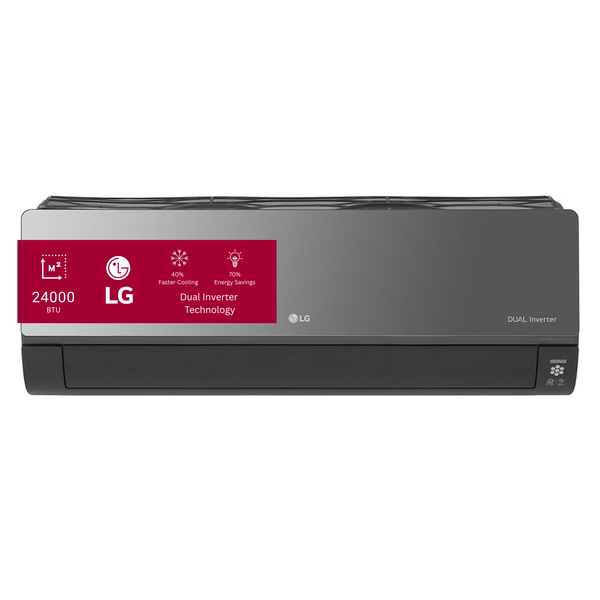 LG Artcool - Black Wall Airconditioner - 24 000 BTU