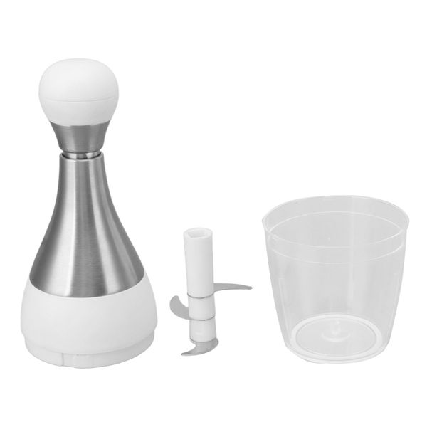 Food Chopper Stainless Steel Handheld Garlic Nut Onion Vegetable Chopper