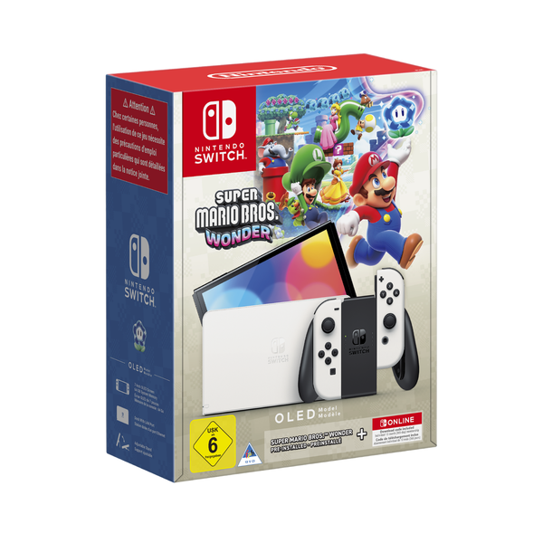 Nintendo Switch OLED Console + Super Mario Bros. Wonder bundle
