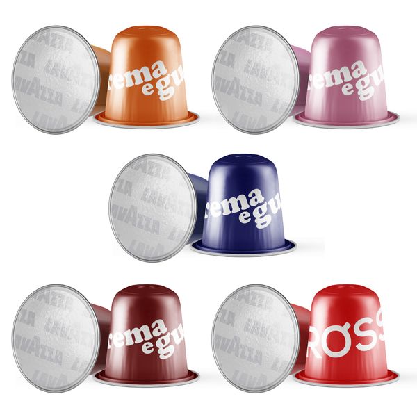 Lavazza Coffee Favourites - 50 Aluminium Nespresso compatible capsules
