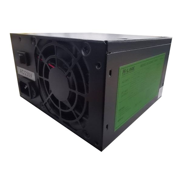 M-LINK Black 450W SATA ATX IEC Power Supply Unit -NO 8 Pin PCI-e Power