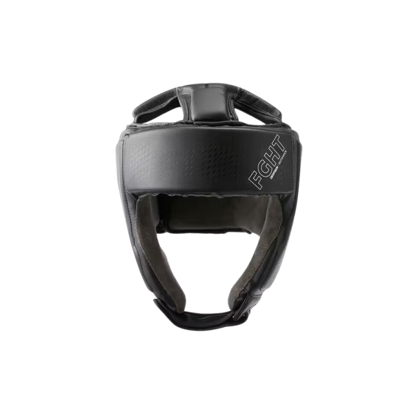 Outshock Adult Boxing Open Face Headguard 900 - Black