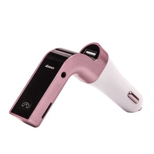 G7 Bluetooth Car Charger G7 with MP3 - Pink &amp; Black