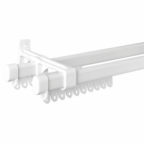 Clipper C-Track Double 2.0m - White