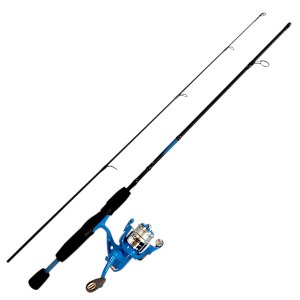 Kingfisher Poseidon Led Kiddies Rod &amp; Reel Combo, 5' Blue 2 Piece