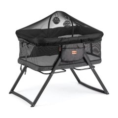 Portable Baby Cradle Bassinet with Mesh Sides