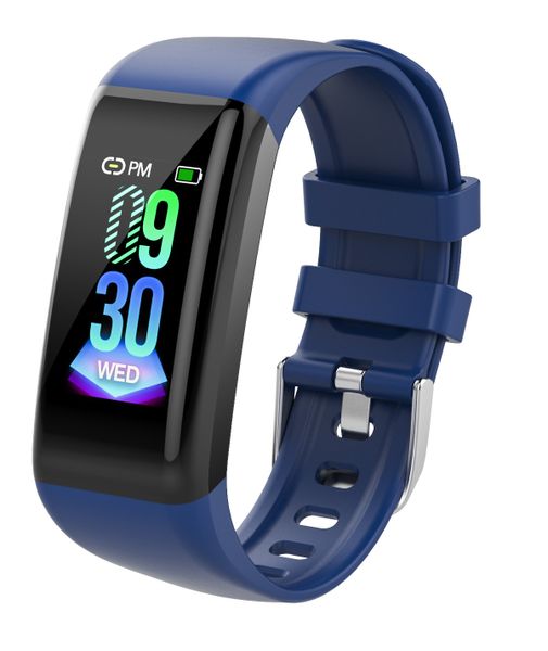 Nevenoe Bluetooth Smart Fitness Heart Rate Tracker Watch Band - Red