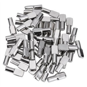 5mm Cabinet Shelf Support Pegs Spoon Shape Metal Shelf Pins