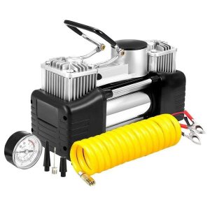 A Heavy Duty 12 Volt 85 litre Two Cylinder Portable Air Compressor