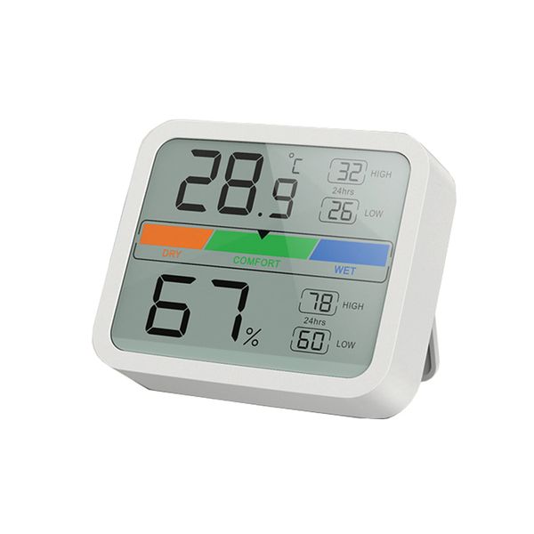 LCD Digital Indoor Temperature Humidity Meter with Magnet for Home Office