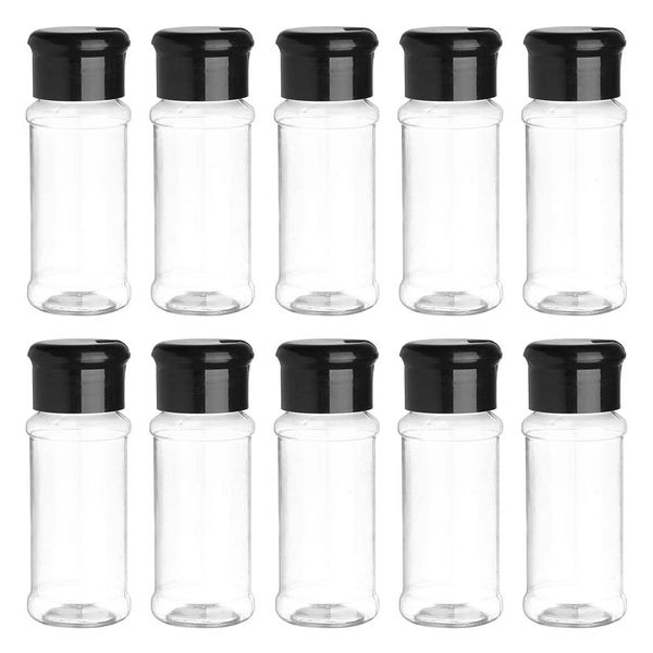 Containers Salt Pepper Seasoning Jar Perfect with Sifter Lid Caps