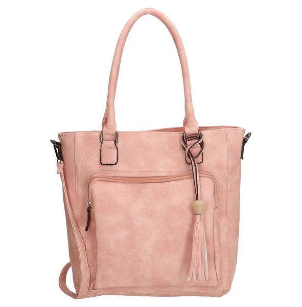 Charm London Covent Garden Ladies PU Shopper/Hand Bag - Grey 16778