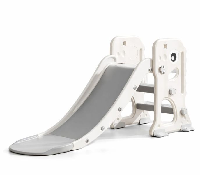 Sword Dinosaur Toddler Slide &amp; Climber - Indoor &amp; Outdoor Grey/Cream