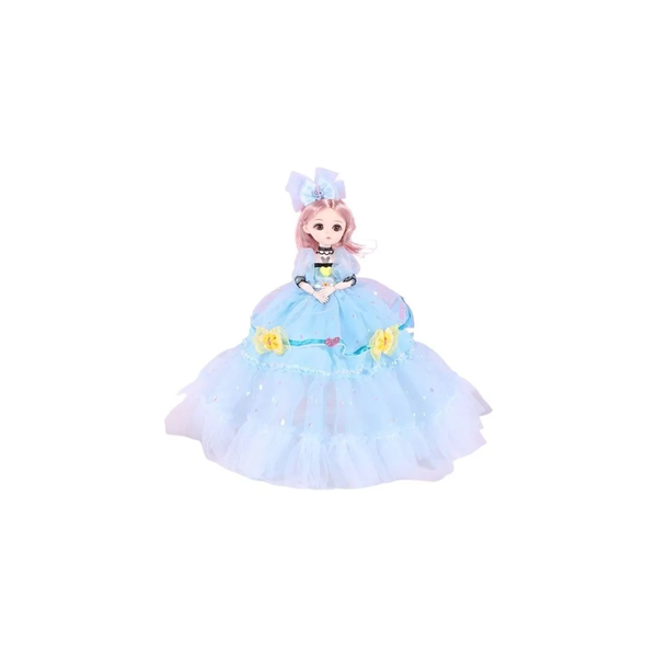 Colorful Light Princess Dancing Doll - Blue - Musical &amp; Interactive Toy