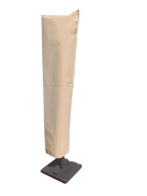 Durable Cover for Side Post or Cantilever Umbrella in Sand Riptech Fabric