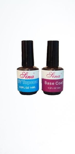 Sina UV Gel Nail Polish Base Coat and Top Coat